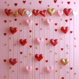 Allenjoy Valentine Love Me Heart Curtains Photography Backdrop Gbsx-01420
