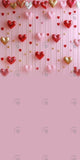 Allenjoy Valentine Love Me Heart Curtains Photography Backdrop Gbsx-01420