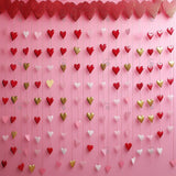 Allenjoy Valentine Love Me Heart Curtains Photography Backdrop Gbsx-01421
