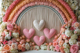 Allenjoy Valentine Rainbow Romance Boho Photography Backdrop Gbsx-01354