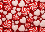 Allenjoy Valentine Red Heart Candies Photography Backdrop Gbsx-01241