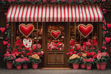Allenjoy Valentine'S Day Flower Shop Photography Backdrop Gbsx-01231