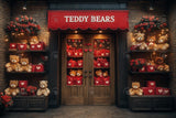 Allenjoy Valentine Teddy Bears Shop Photography Backdrop Gbsx-01397