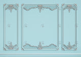 Allenjoy Vintage Blue Panel Wall Photography Backdrop Gbsx-00676
