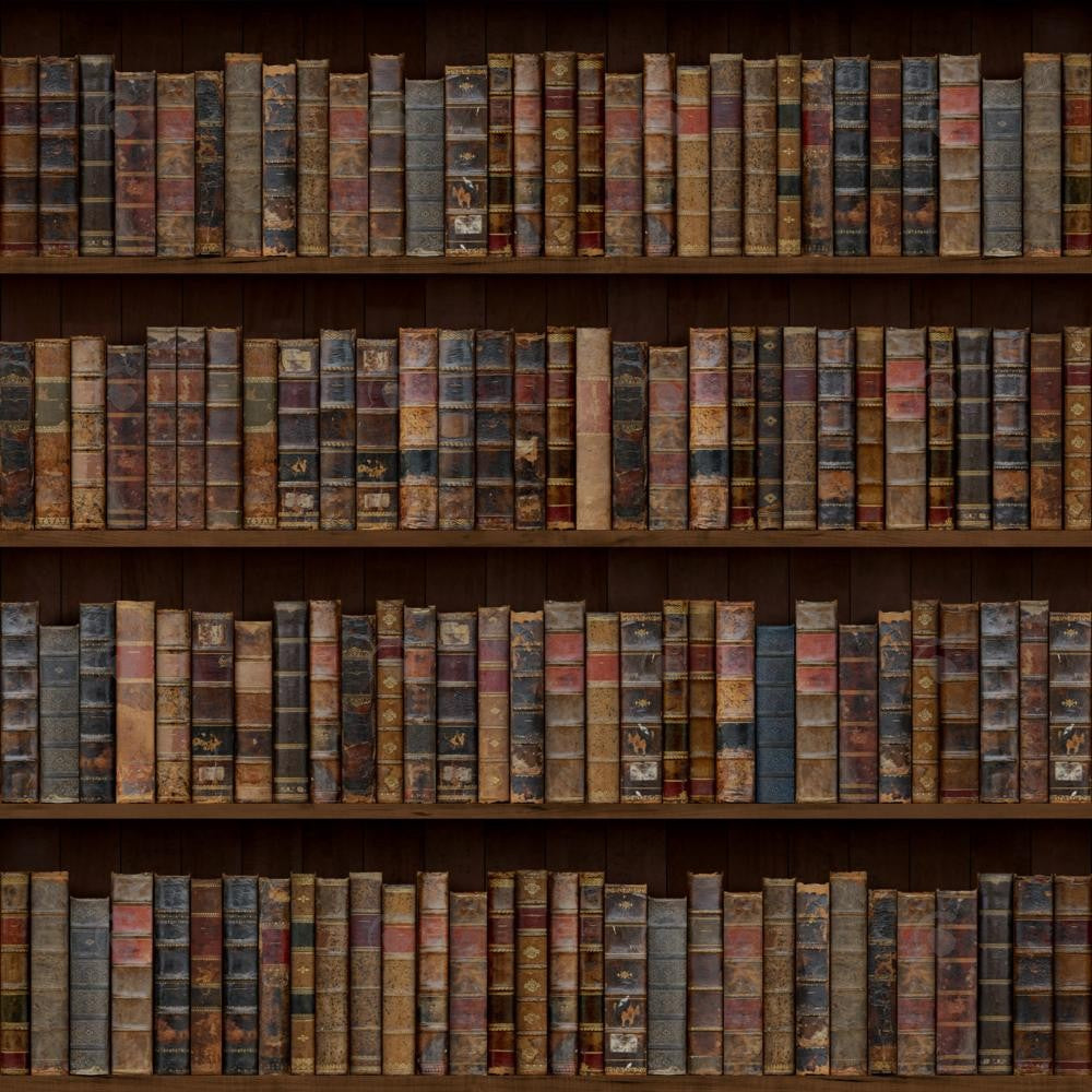 Allenjoy Vintage Bookshelf Photography Backdrop Gbsx-00524