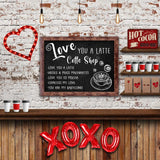 Allenjoy Vintage Valentine Cafe Photography Backdrop Gbsx-01292