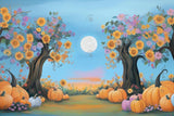 Allenjoy Whimsical Autumn Tree Photography Backdrop Gbsx-01168