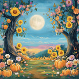 Allenjoy Whimsical Autumn Tree Photography Backdrop Gbsx-01169