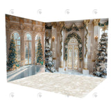 Allenjoy White Arched Palace Room Set Backdrop GBSX-99967&GBSX-99968&GBSX-00053