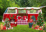 Winter Camper Photography Backdrop GBSX-99973