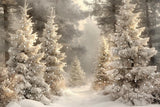 Winter Fantasy Forest Photography Backdrop GBSX-99979