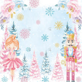 Allenjoy Winter Nutcracker Ballet Photography Backdrop Gbsx-01024