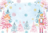 Allenjoy Winter Nutcracker Ballet Photography Backdrop Gbsx-01024