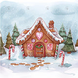 Winter Sweet Cabin Photography Backdrop GBSX-99991