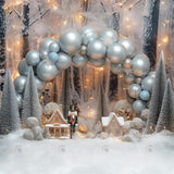 Allenjoy Winter Wonderland Birthday Photography Backdrop GBSX-00154