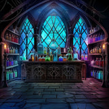 Allenjoy Witch Potion Room Photography Backdrop Gbsx-00517