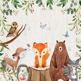 Allenjoy Woodland Animals Photography Backdrop Gbsx-00585