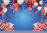 4Th Of July Balloons Backdrop