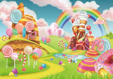 Lollipop Candyland Backdrop