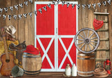 Western Cowboy Scene Photography Backdrop