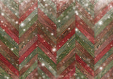 Christmas Chevron Wood Photography Backdrop