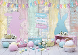 Spring Easter Wood Backdrop