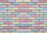 Graffiti Colourful Brick Wall Backdrop