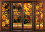 Fall Window Backdrop