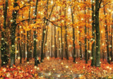 Fall Forest Scenery Photography Backdrop