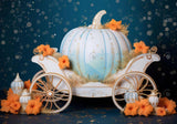 Pumpkin Carriage Fairytale Backdrop