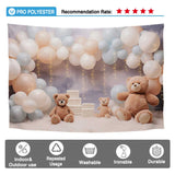 Allenjoy Bear Backdrop We Can Bearly Wait Party Decorations Photo Studio Booth Photoshoot Props
