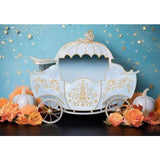 Allenjoy Magic Carriage Photography Backdrop Pumpkins Decorations Birthday Party Photoshoot