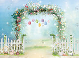 Spring Easter Floral Backdrop