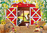 Spring Farm Animals Photography Backdrop