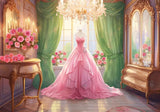 Dress Like A Princess Painting Backdrop