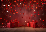 Valentine'S Day Red Love Heart Gifts Photography Backdrop