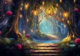 Fairytale Forest Path Backdrop