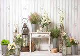 Spring Rustic Flower Workshop Backdrop