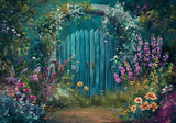 Secret Flower Garden Backdrop