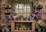 Floral Windowsill Backdrop