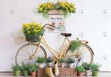 Spring Bike Backdrop