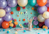 Art Cake Smash Backdrop