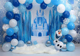 Winter Castle Cake Smash Backdrop