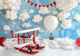 Pilot Sky Cake Smash Backdrop