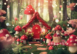 Fairy Mushroom Forest Backdrop