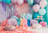 Pastel Sleepover Party Decor Backdrop