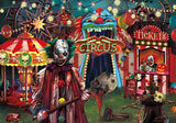 Halloween Evil Circus Theme Backdrop