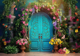 Spring Fairytale Door Backdrop