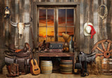 Rustic Western Cowboy Backdrop