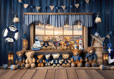 Wooden Beary Nautical Backdrop